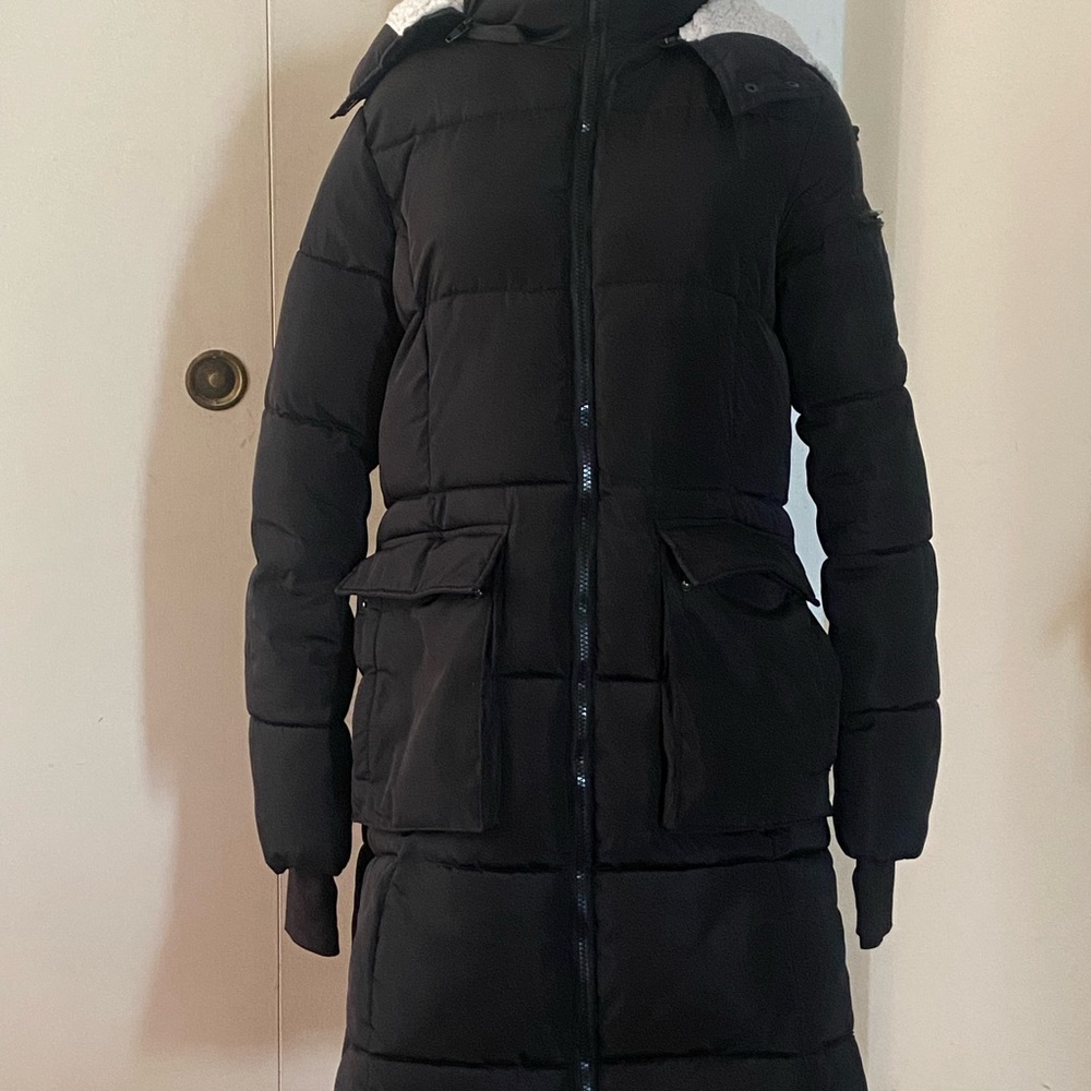 Madden Girl Black Puffer Jacket